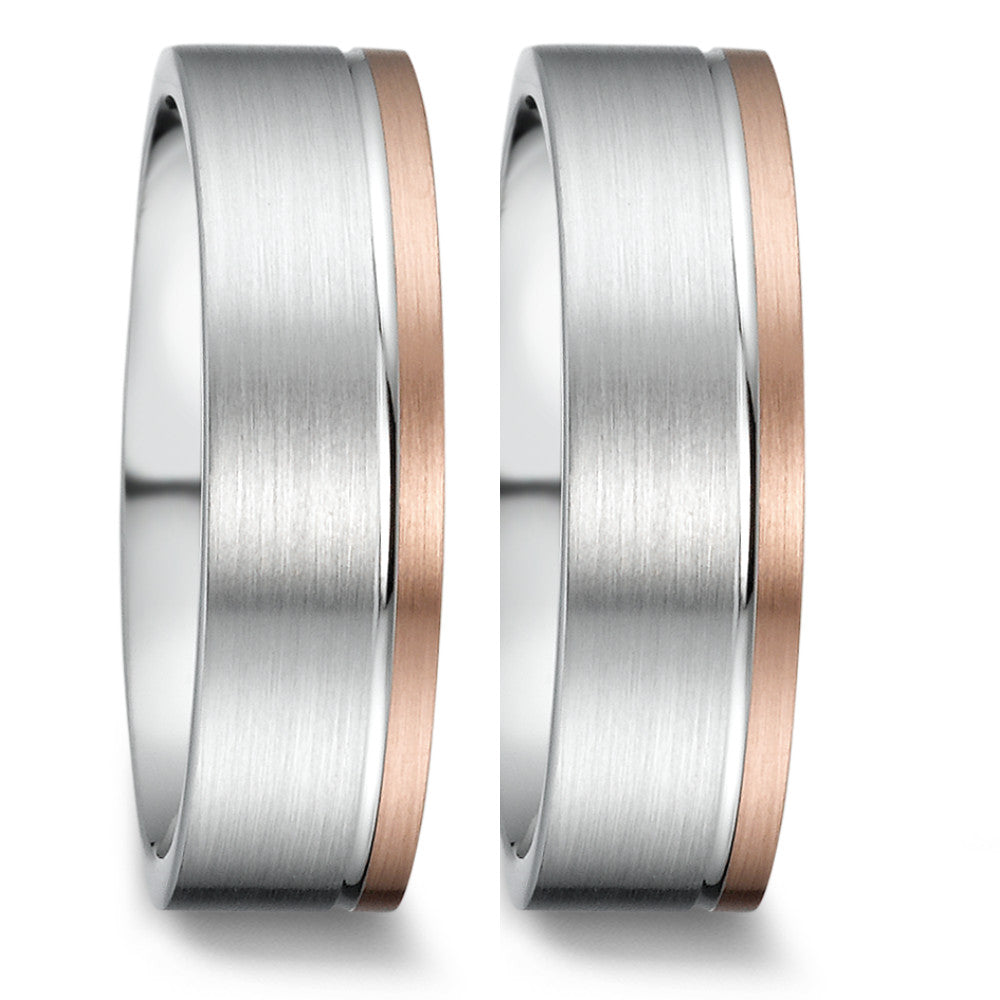 Fingerring Silber rosé vergoldet