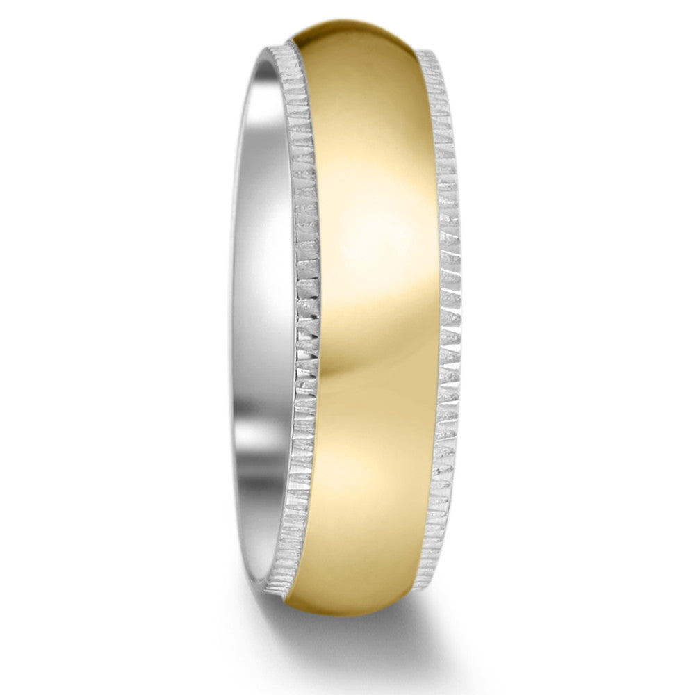 Fingerring Edelstahl gelb IP beschichtet