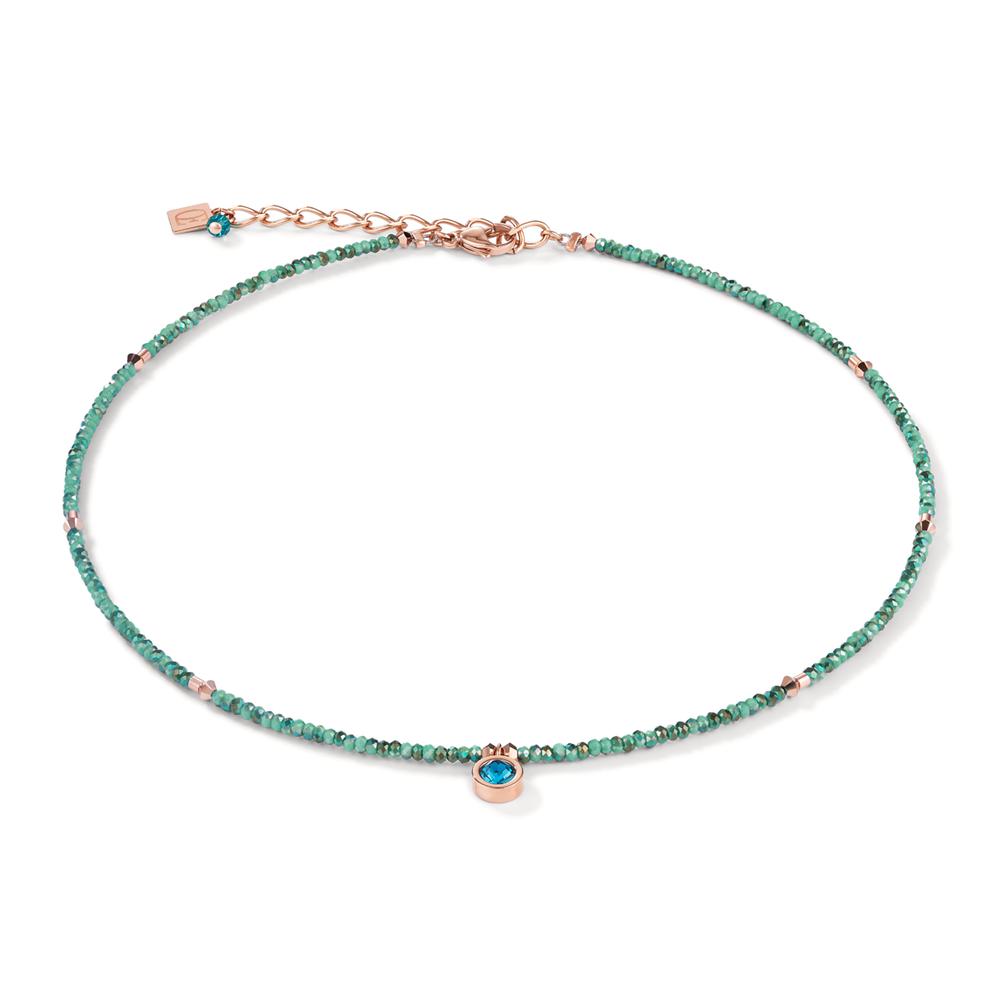 Collier Edelstahl rosé IP beschichtet 41-47 cm verstellbar, Made in Germany