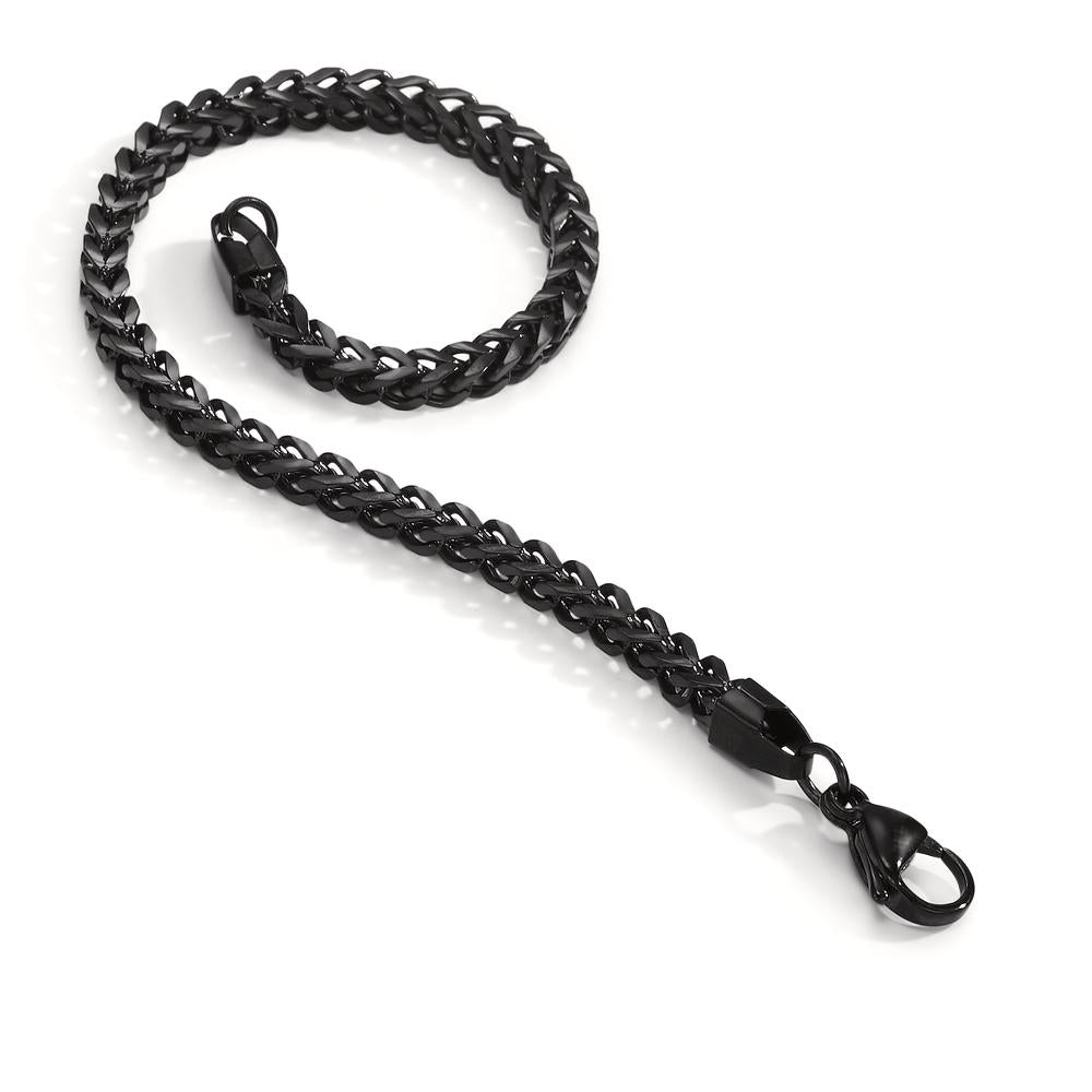 Armband Edelstahl schwarz IP beschichtet 21 cm