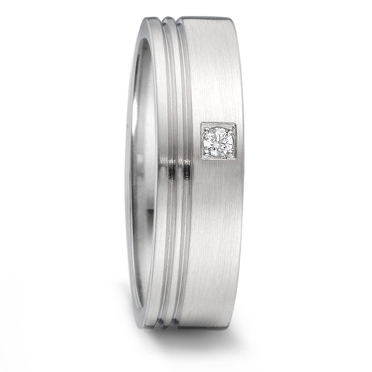 Partnerring TAMOR mit Brillantpavée 0,04 Carat TW/si, Made in Germany