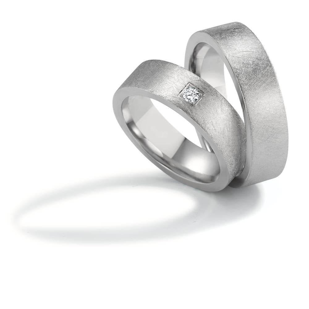 Fingerring Edelstahl, Made in Germany