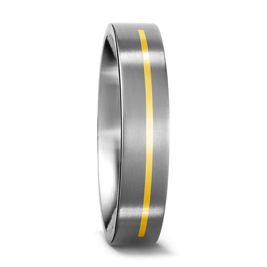 Fingerring Titan, 750/18 K Gelbgold, Made in Germany