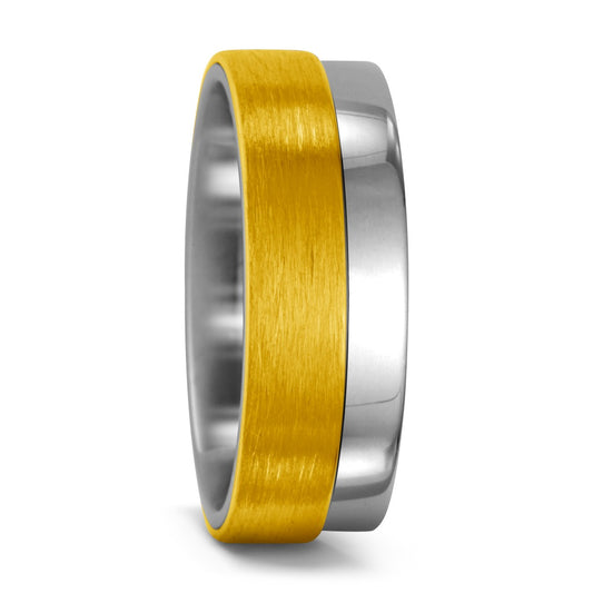 Fingerring Titan, 750/18 K Gelbgold, Made in Germany