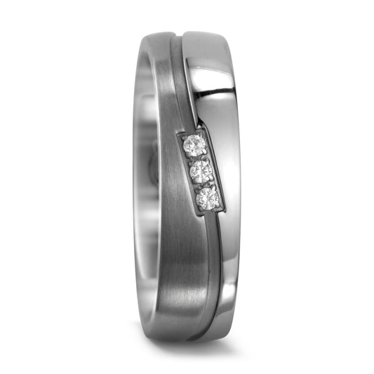 Fingerring Titan Zirkonia