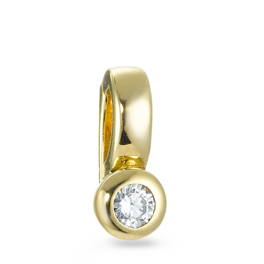 Anhänger 750/18 K Gelbgold Zirkonia