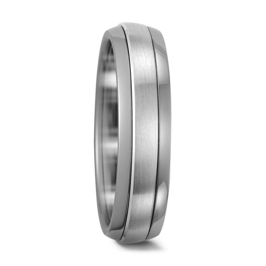 Fingerring Titan, 585/14 K Weissgold, Made in Germany
