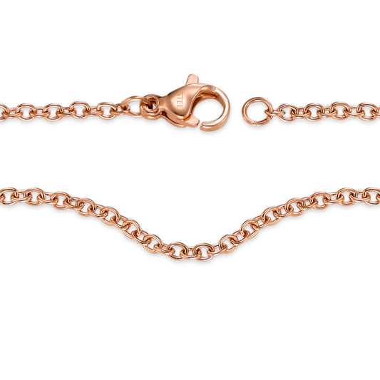 Halskette Edelstahl rosé IP beschichtet 70 cm Ø2 mm