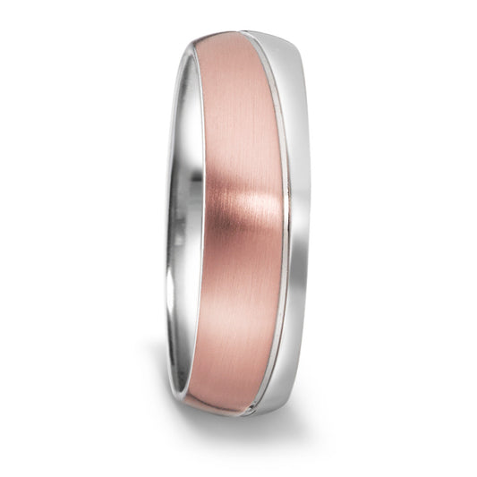 Fingerring Edelstahl rosé IP beschichtet