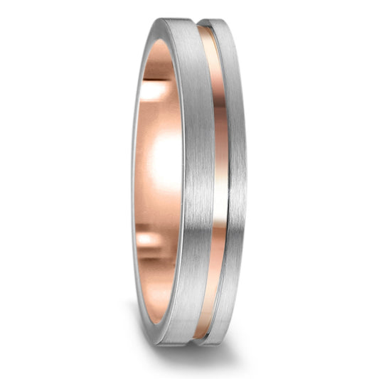 Fingerring Edelstahl rosé IP beschichtet
