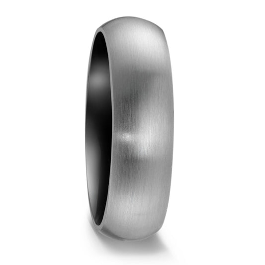 Fingerring Edelstahl schwarz IP beschichtet