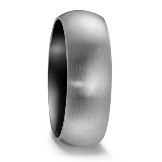 Fingerring Edelstahl schwarz IP beschichtet