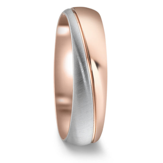 Fingerring Edelstahl rosé IP beschichtet