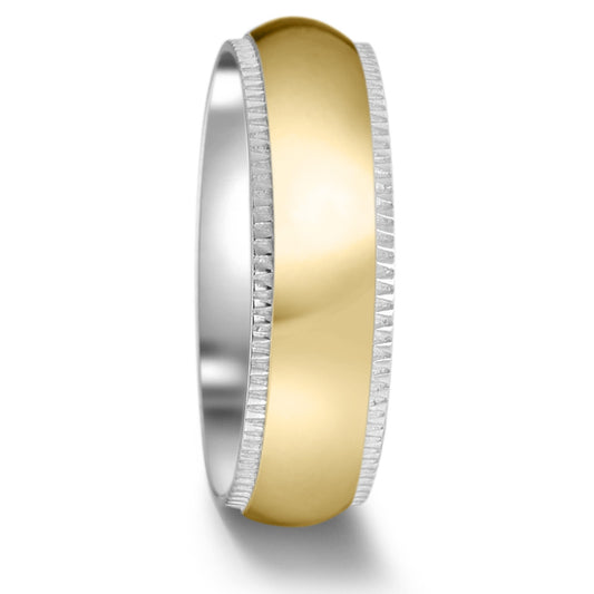 Fingerring Edelstahl gelb IP beschichtet
