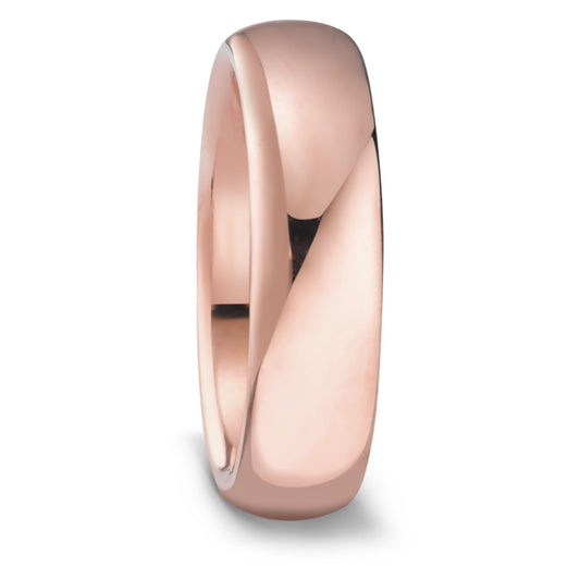 Fingerring Edelstahl rosé IP beschichtet