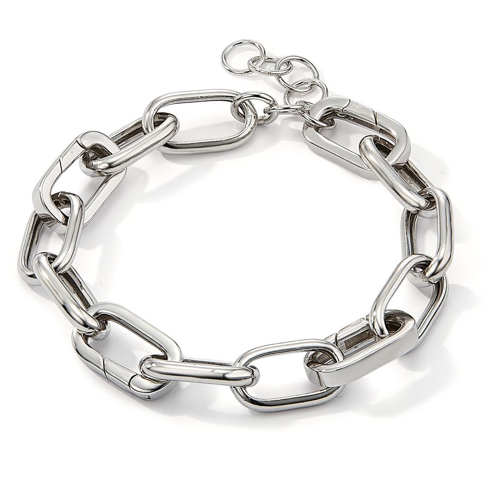 Armband Silber rhodiniert 17-20 cm verstellbar, Made in Italy