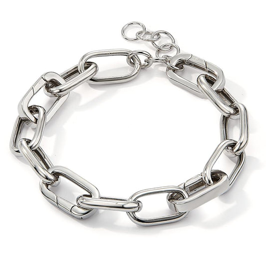 Armband Silber rhodiniert 17-20 cm verstellbar, Made in Italy