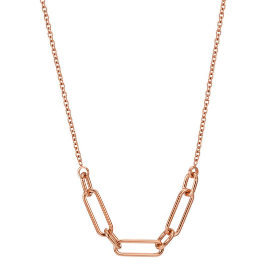 Collier Soho Rosé aus glänzendem Edelstahl 42-45 cm verstellbar