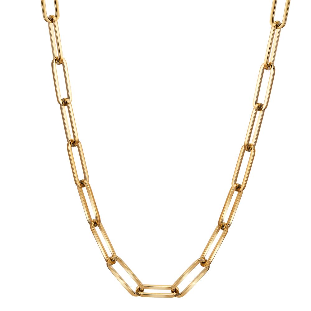 Halskette Soho Gold aus glänzendem Edelstahl, 45-48 cm verstellbar