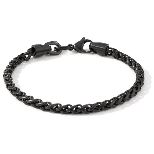 Armband Trill Ultra Black aus Edelstahl 21 cm Ø 4,5 mm