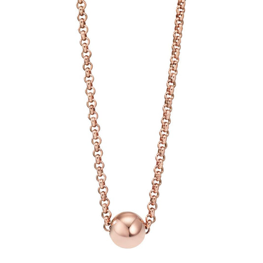 Halskette Rondo Rosé aus Edelstahl, verstellbar 45-50 cm