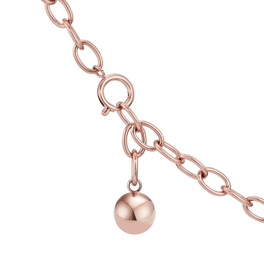 Y-Kette Estelle Rosé aus Edelstahl, stufenlos verstellbar bis 53 cm