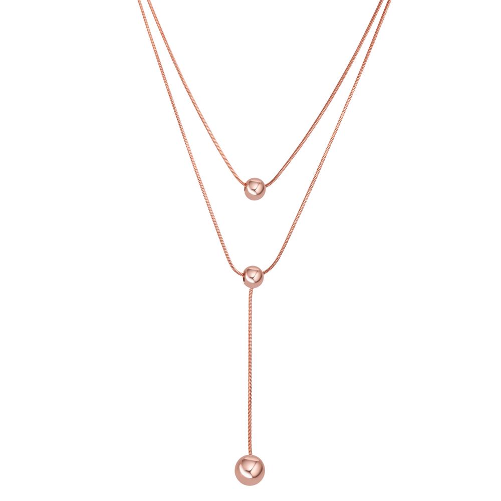 Collier Edelstahl rosé IP beschichtet 39-45 cm verstellbar