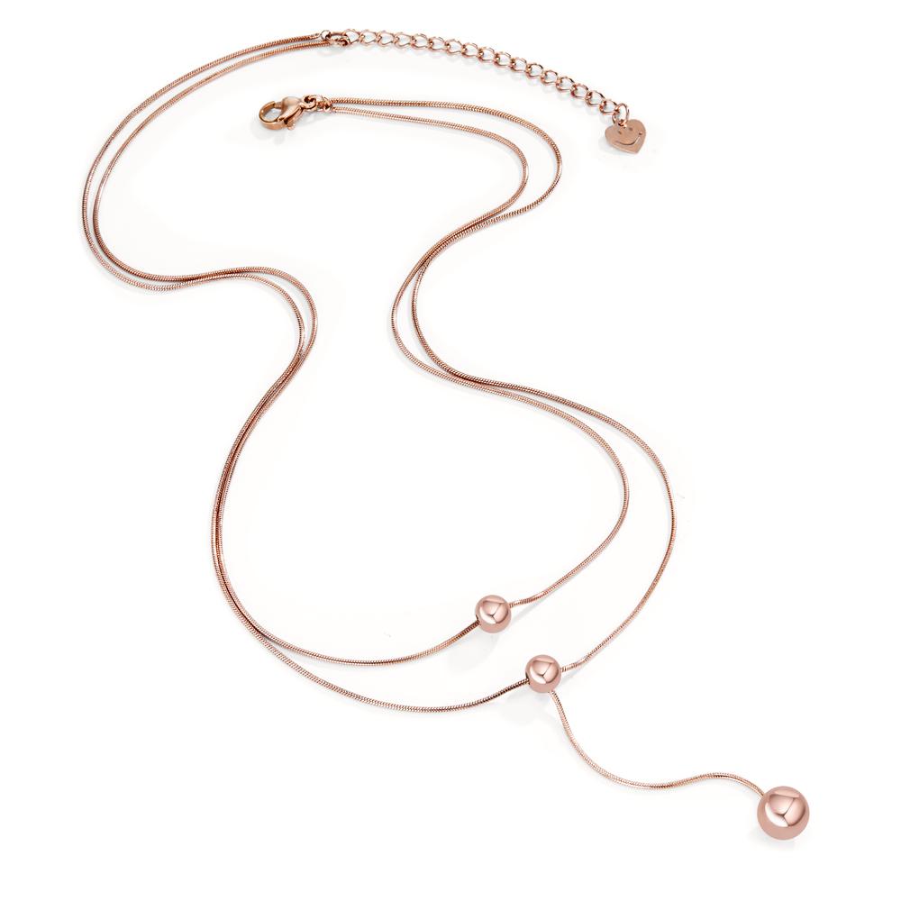 Collier Edelstahl rosé IP beschichtet 39-45 cm verstellbar