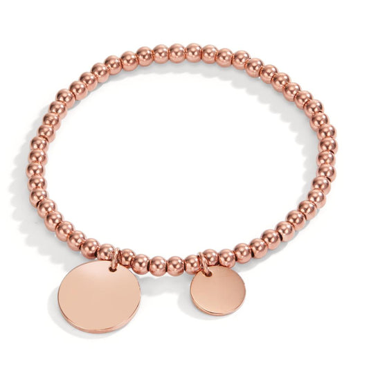 Armband Edelstahl rosé IP beschichtet 17 cm Ø4 mm