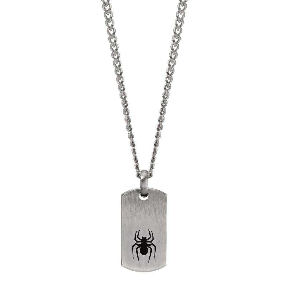 Signature Kette Spinne aus Edelstahl mit Emaille 60 cm