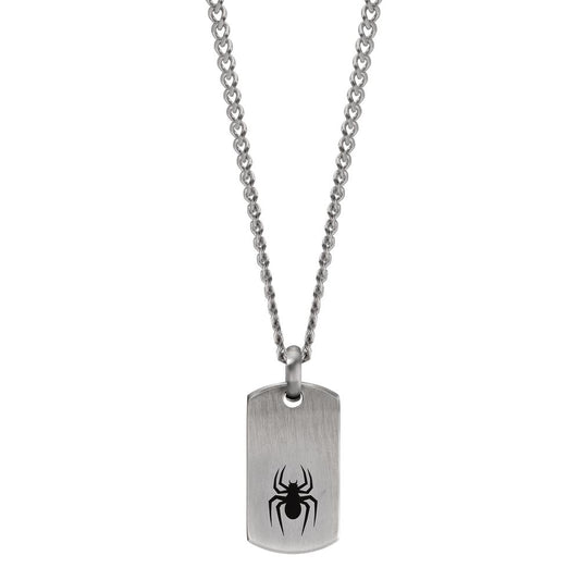 Signature Kette Spinne aus Edelstahl mit Emaille 60 cm