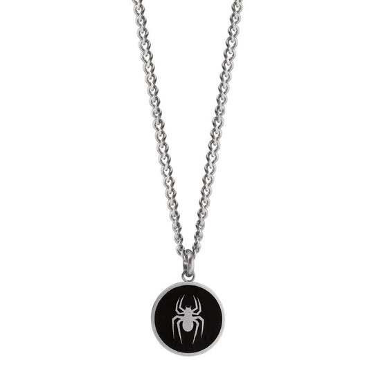 Signature Kette Spinne aus Edelstahl mit Emaille 60 cm