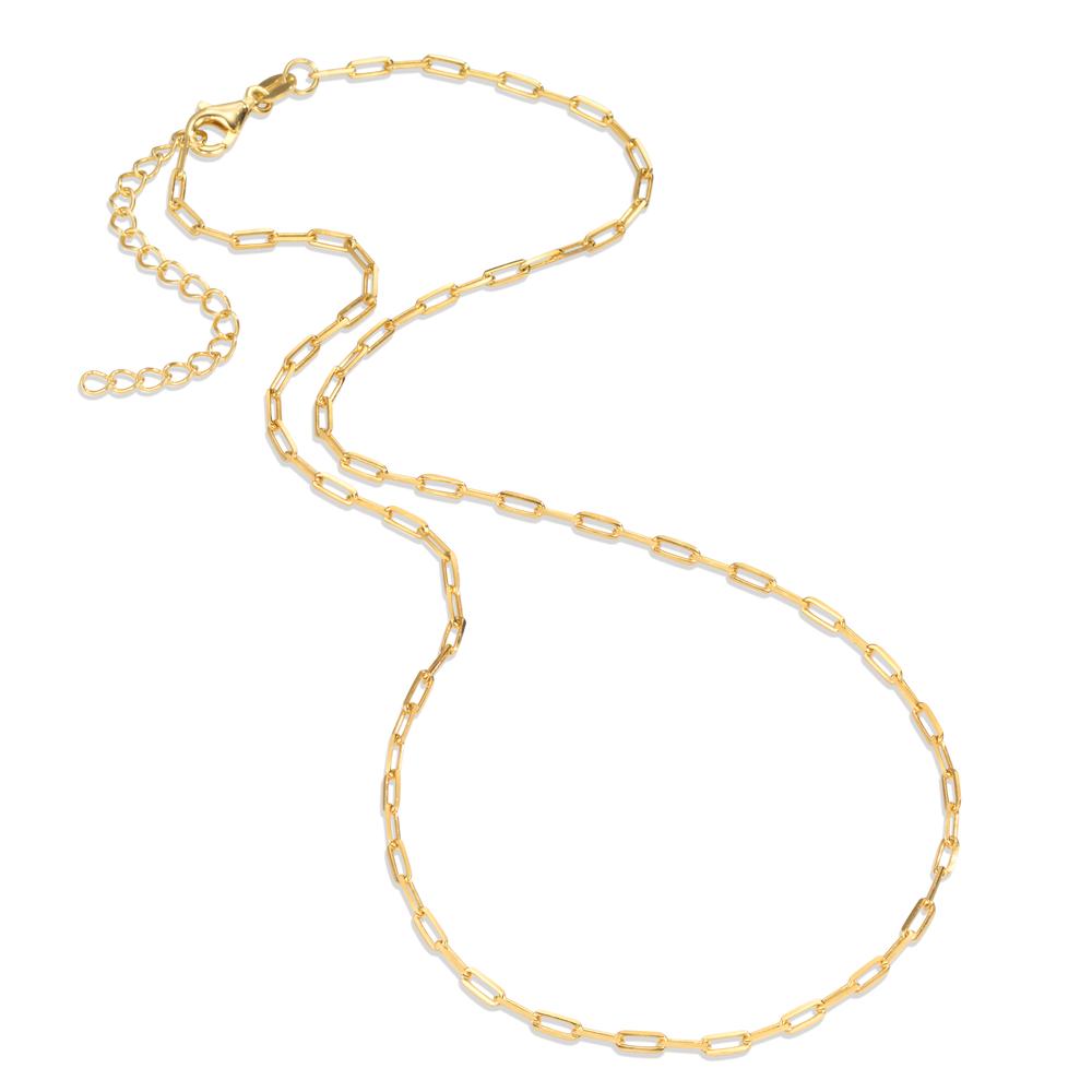 Collier Silber gelb vergoldet 40-45 cm verstellbar