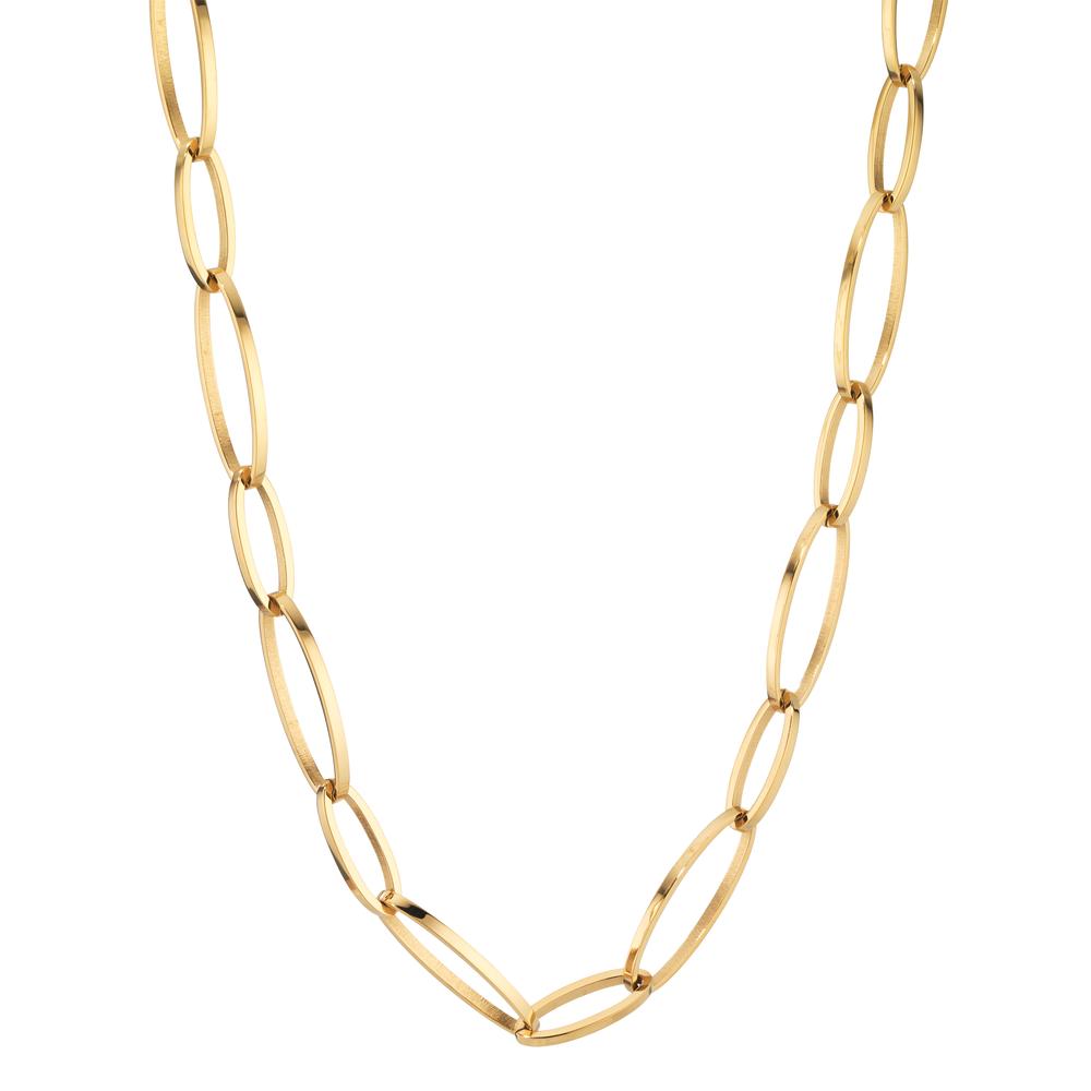 Collier Edelstahl gelb IP beschichtet 46-48 cm verstellbar