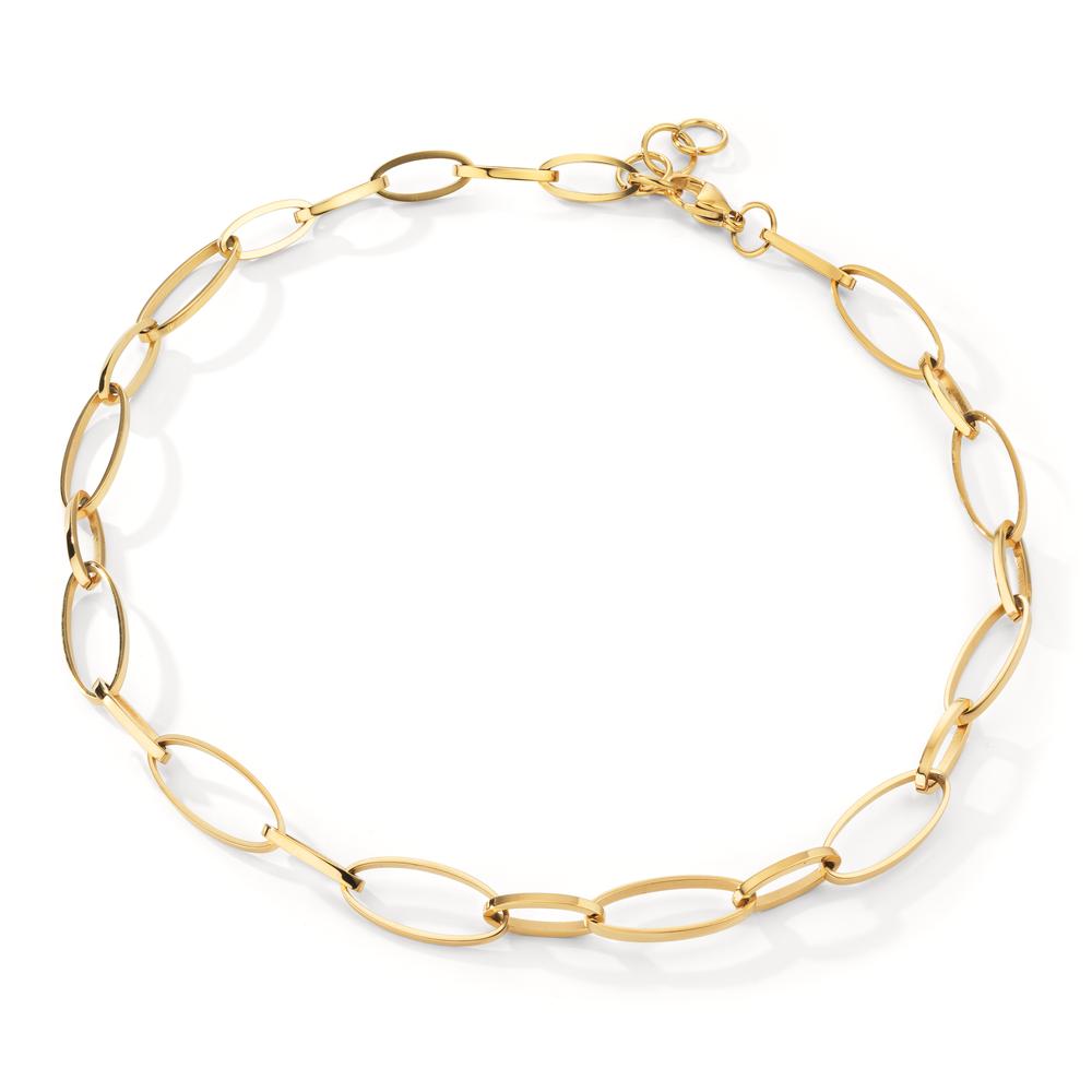 Collier Edelstahl gelb IP beschichtet 46-48 cm verstellbar