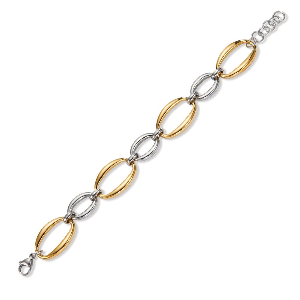 Armband Edelstahl gelb bicolor 18.5-21 cm verstellbar