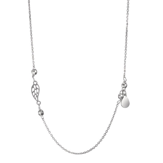 Collier Silber rhodiniert Flügel 42-45 cm verstellbar, Made in Italy