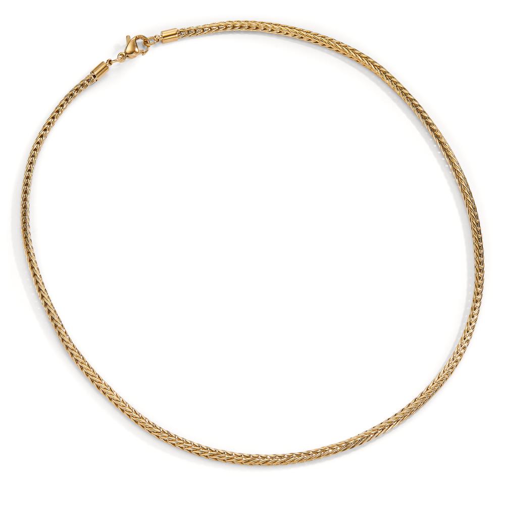 Collier Edelstahl gelb IP beschichtet 42 cm Ø2.5 mm