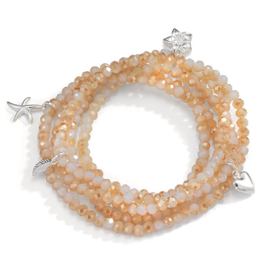 Armband Silber Kristall 20 cm Ø4 mm