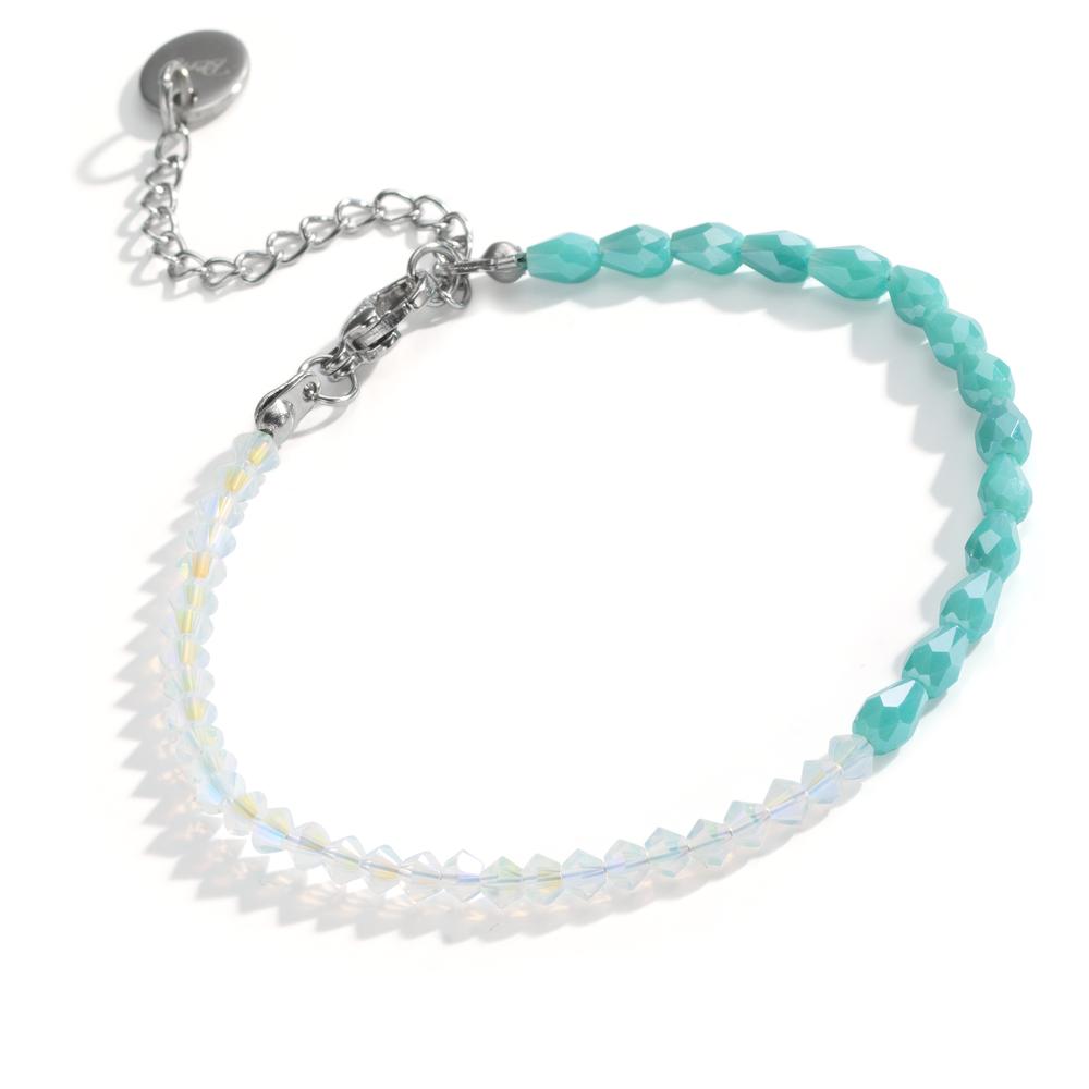 Armband Edelstahl Zirkonia 16.5-20.5 cm verstellbar