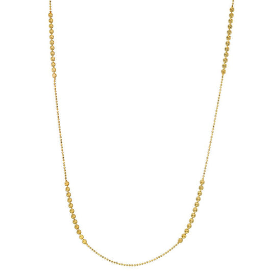 Collier Silber gelb vergoldet 42 cm, Made in Italy